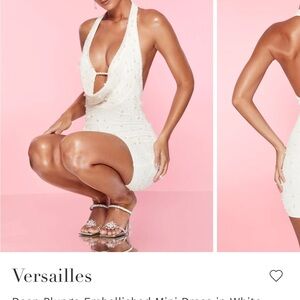 Oh Polly White Backless Mini Dress
